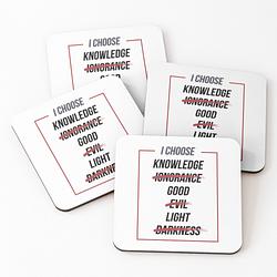 I Choose Coasters (Set of 4)